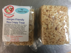 Allergen Friendly Rice Crispy Treat